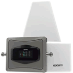 EPTBGV2 :: Kit Amplificador de Se&ntilde;al Celular EPCOM Triple Banda 2G, 3G, 4G, para Cubrir Hasta 2 Espacios de Hasta 250 m2 cada uno.  Incluye: Antenas y Fuente de Poder.
